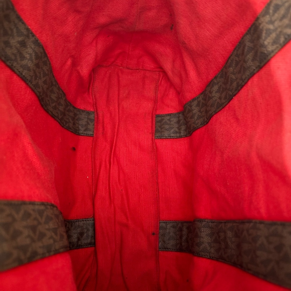 Michael Kors Charcoal and Camel Tote - Picture 6 of 8